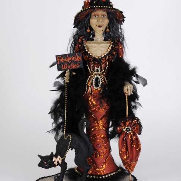 HASC-12R_1 Lighted Fabulously Wicked Witch by Karen Didion Originals
