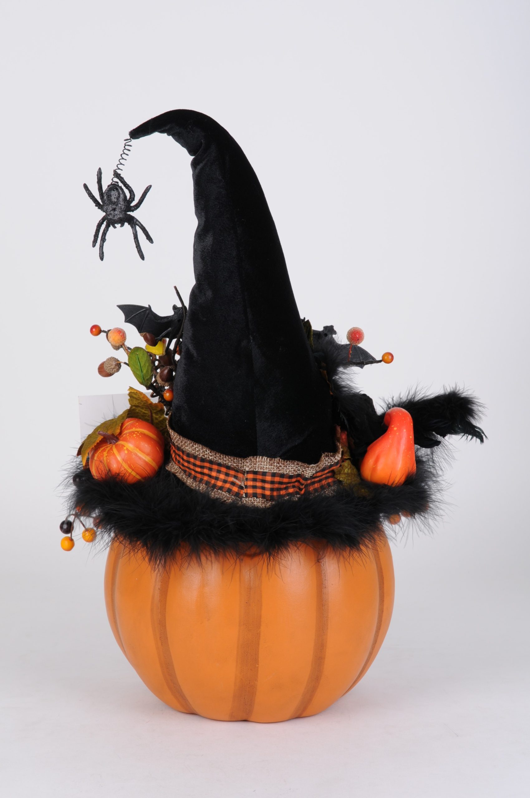 Lighted Fiber Optic Pumpkin by Karen Didion Originals - Image 3