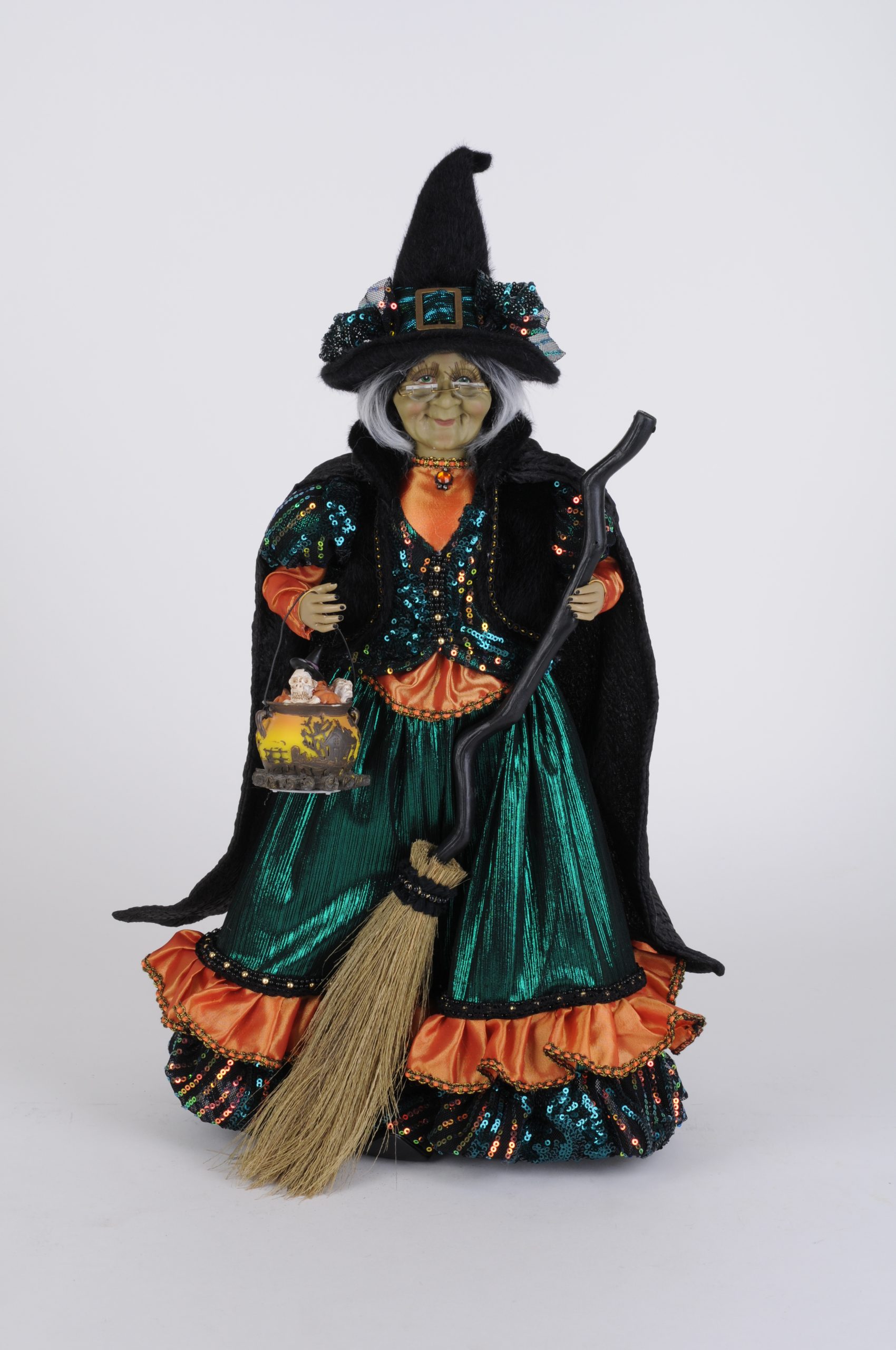 Lighted Tabitha Witch by Karen Didion Originals