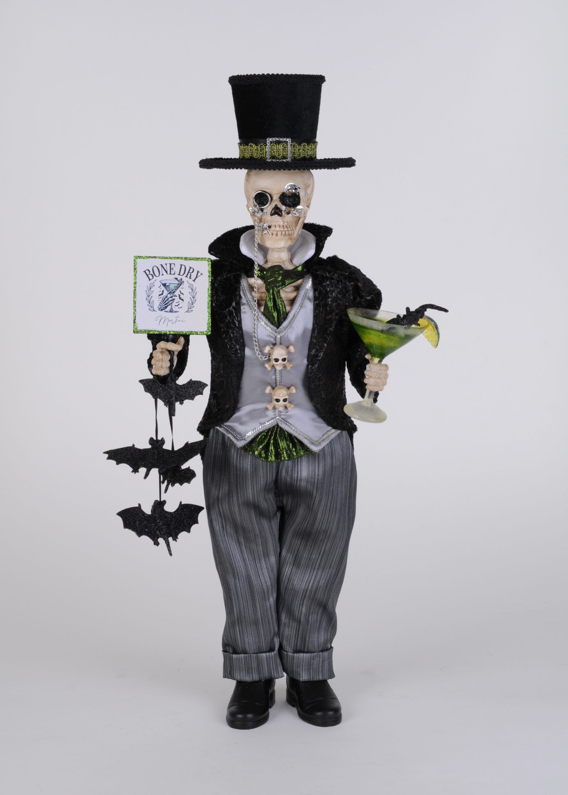 Bone Dry Martini Skeleton by Karen Didion Originals Copy