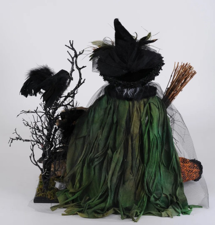 Lighted Sitting Edith Witch by Karen Didion Originals - Image 3