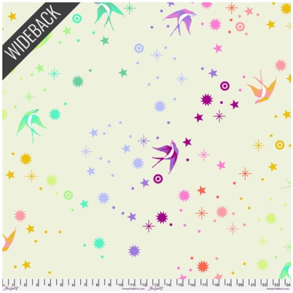 Fairy Dust Wide Back in Cotton Candy by Tula Pink 108" WIDE Sateen