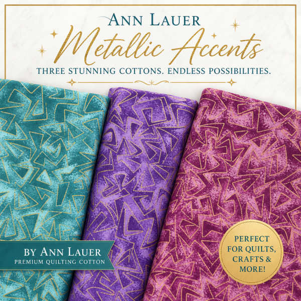 Custom Order for Arlene - 3 fabrics by Ann Lauer