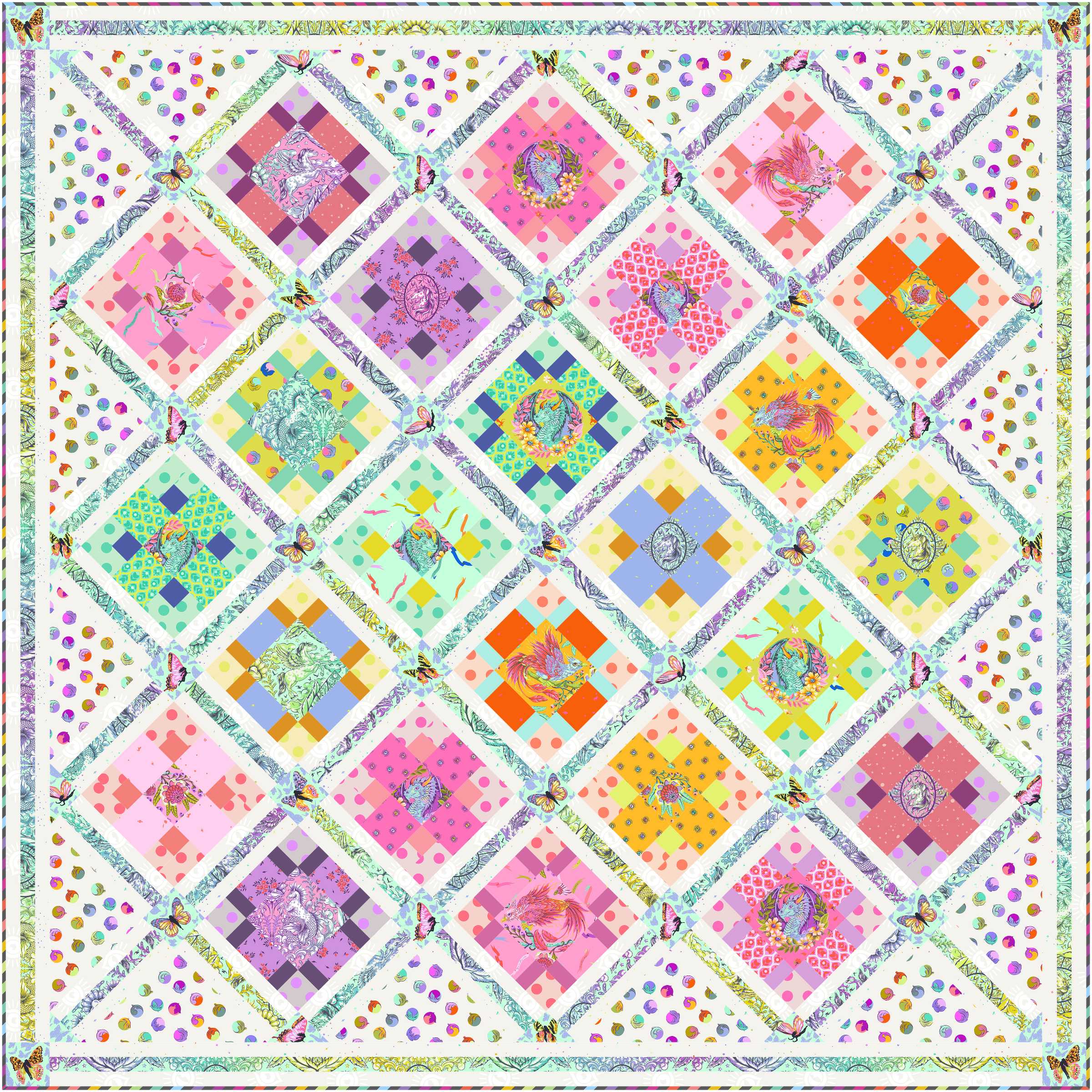 Legendary Quilt Kit Designed by Tula Pink - Preorder - Coming October 2026 - Ships Free